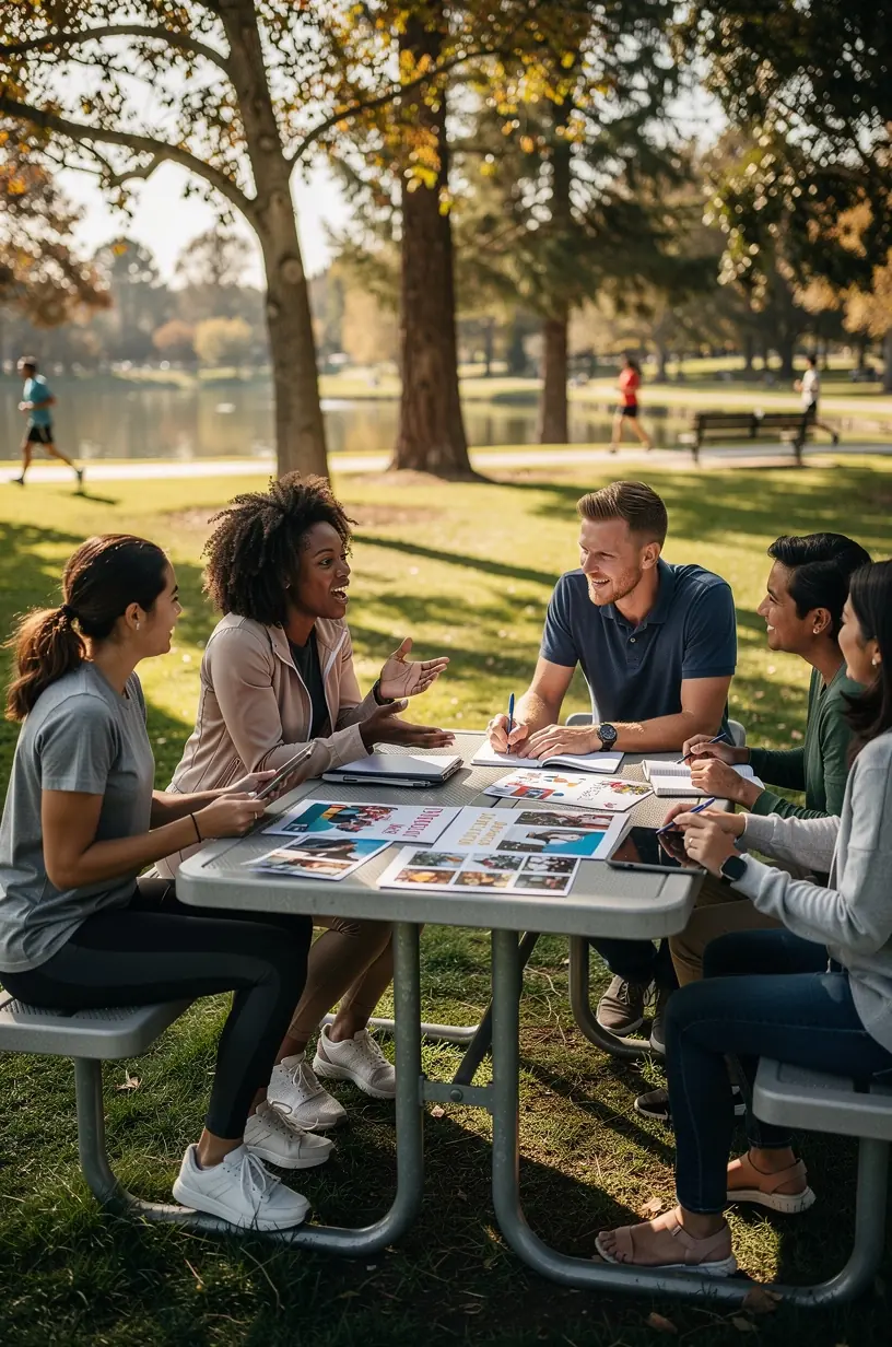 Modern office workspace